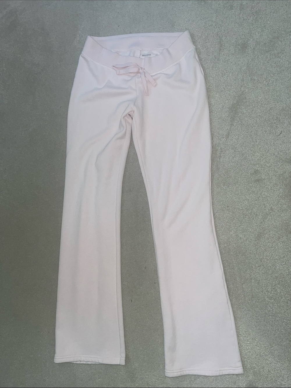 Hollister Pale Pink Drawstring Sweatpants